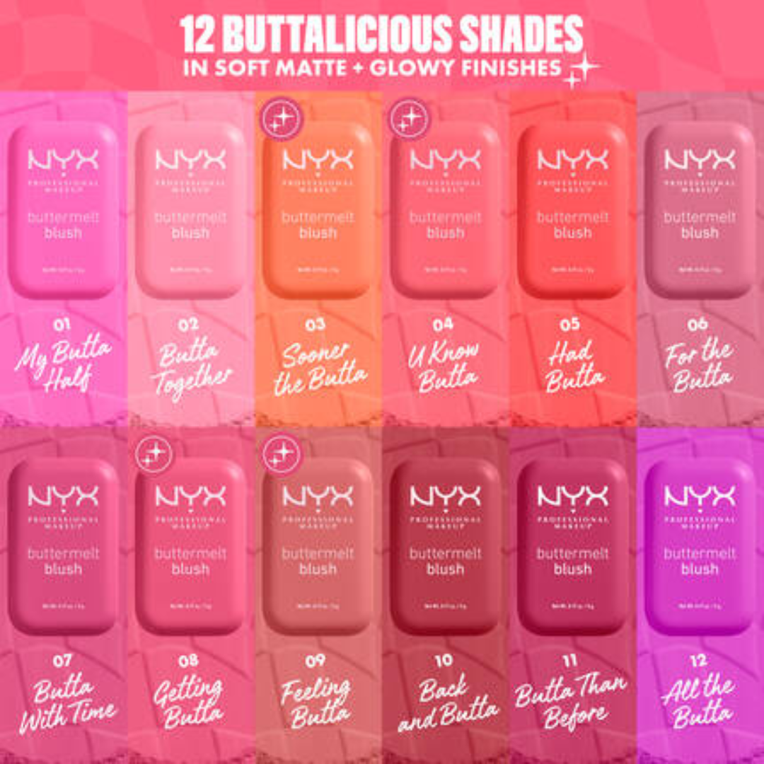 NYX Buttermelt Blush-Getting Butta