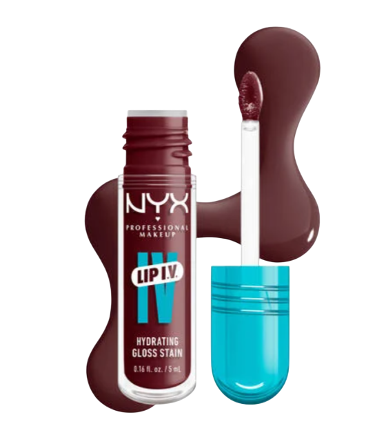 NYX Lip LV Lip Gloss Mauve N Moist
